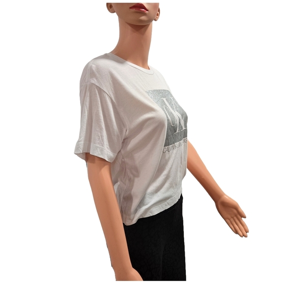 Calvin Klein Logo T-Shirt – White - Picture 5 of 10